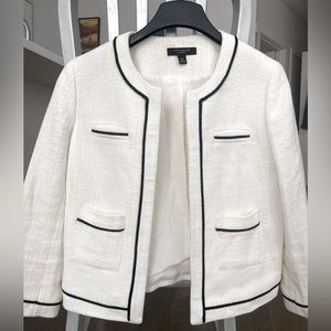 Ann Taylor Open Tweed Jacket